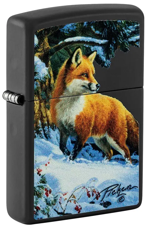 Zippo lighter Zippo 48596 Fox in Snow Photo 1
