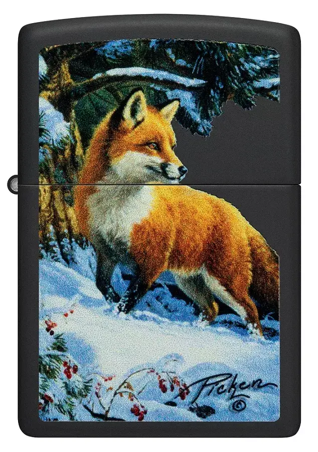 Zippo lighter Zippo 48596 Fox in Snow Photo 3