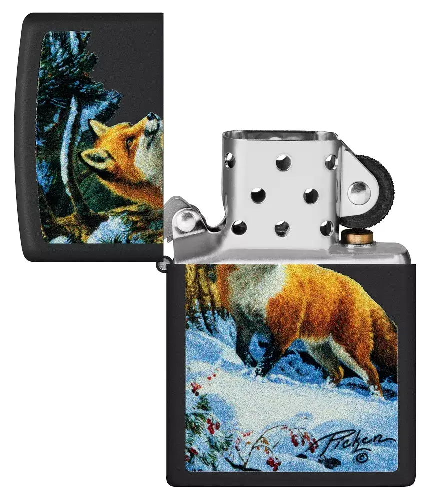 Zippo lighter Zippo 48596 Fox in Snow Photo 4