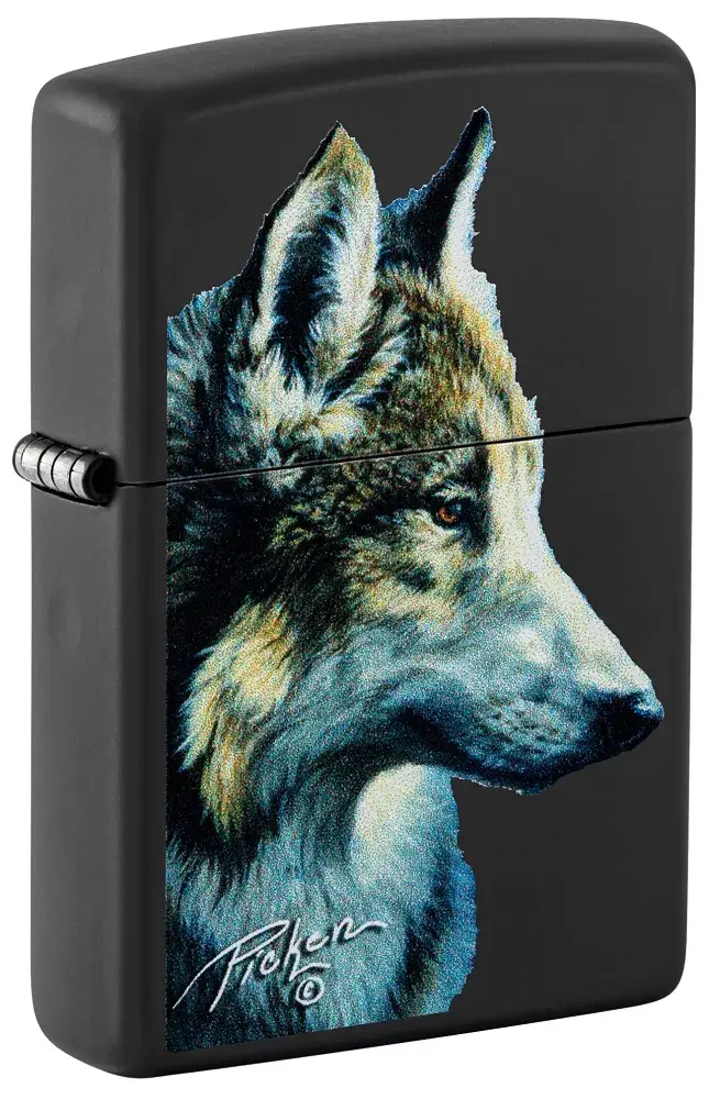 Zippo lighter 48598 — Wolf Head design Photo 1