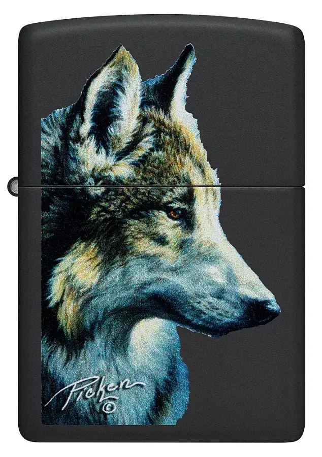 Zippo lighter 48598 — Wolf Head design Photo 3