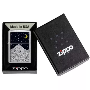 Metal Windproof Lighter Zippo 48632 — Classic refillable petrol lighter, windproof design