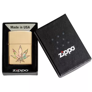 Windproof metal lighter Zippo 49240 — Zippo brand, durable steel construction