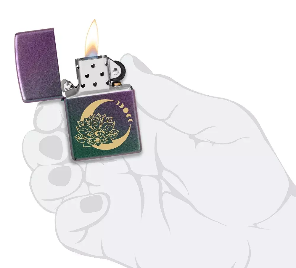 Lighter Zippo 48587 Lotus Moon Photo 5