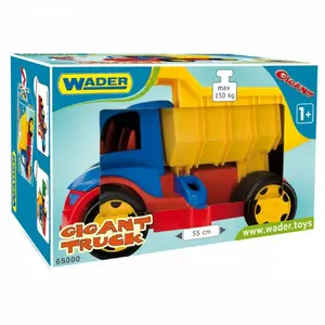 Игрушечный самосвал Wader Gigant Truck 55 см – пластиковая строительная машина, модель 65000