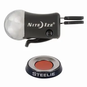 NITEIZE Steelie Magnetic Smartphone Mounting Kit Black