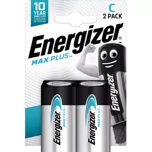 Vienreizējās lietošanas akumulators Energizer Max Plus C 2 gab