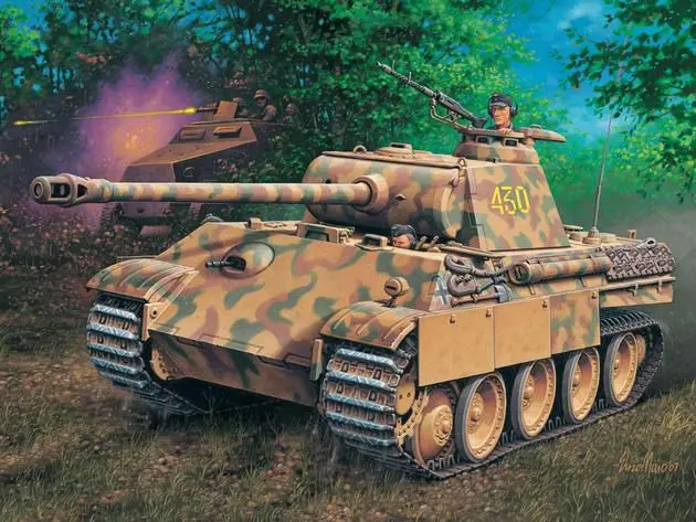 Модель танка Revell PzKpfw V PANTHER Ausf.G Photo 2