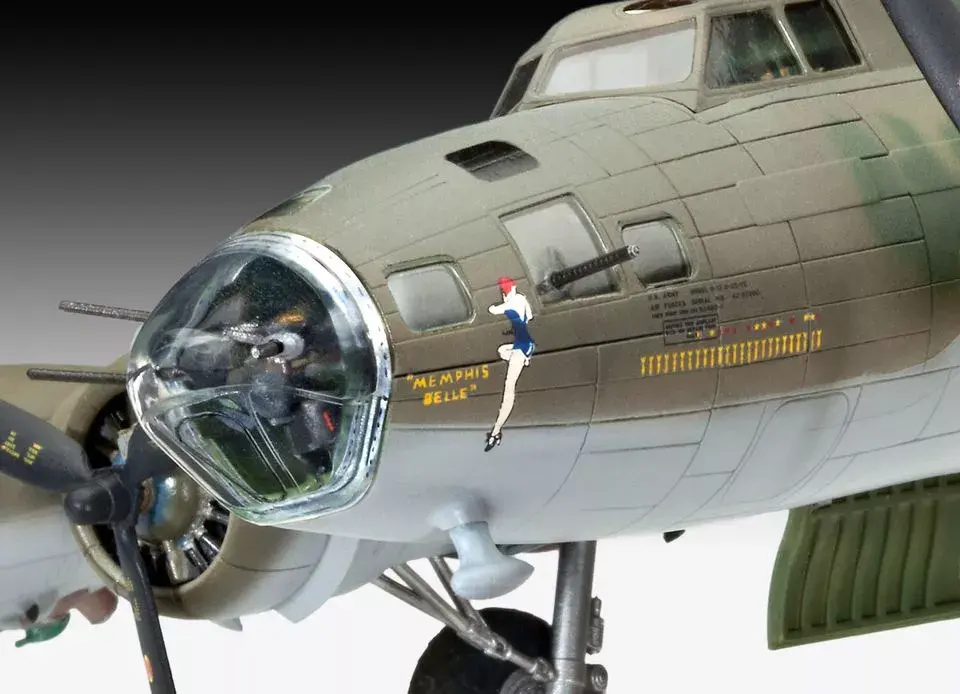 Fiksēta spārna lidmašīnas modelis Revell B-17F Memphis Belle Photo 4