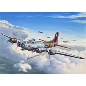 Saliekamā REVELL B-17G Flying Fortress lidmašīnas modelis 1:72, spārnu platums 44 cm