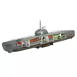 Submarine model Revell U-Boot Typ XXI U 2540 &Interieur