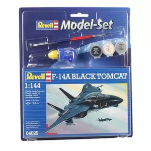 Revell F-14A Black Tomcat Fiksētu spārnu gaisa kuģis Montāžas komplekts 1:144