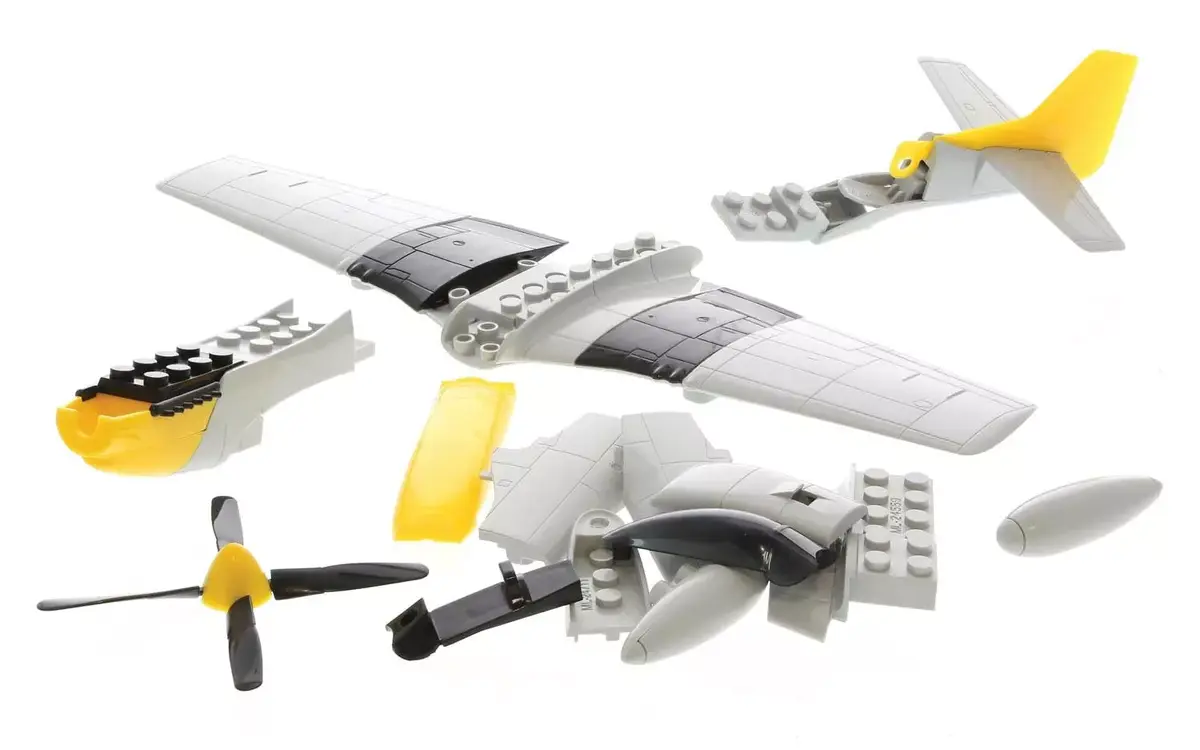 Модель самолета с фиксированным крылом Airfix Quick Build Mustang P-51D Photo 4