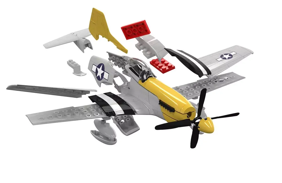 Модель самолета с фиксированным крылом Airfix Quick Build Mustang P-51D Photo 6