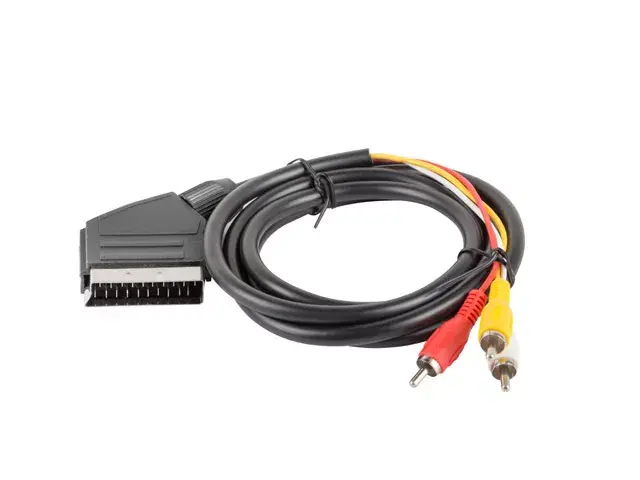 SCART кабель Lanberg CA-EURC-10CC-0018-BK Photo 2