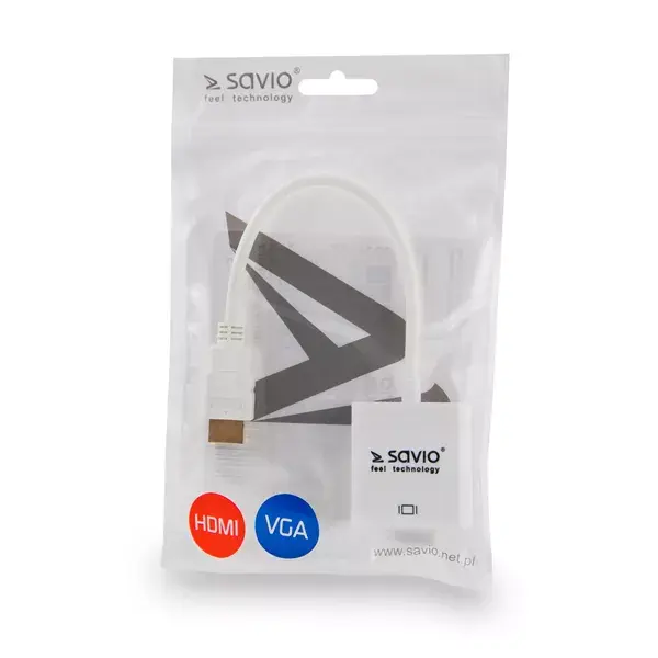 SAVIO CL-27/B адаптер HDMI на VGA Photo 2