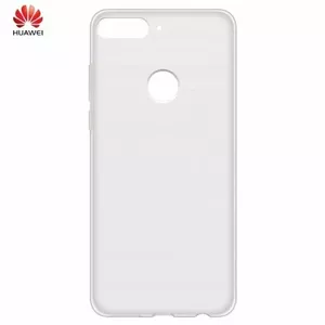 Huawei Oriģināls Silikona Aizmugures Apvalks Priekš Huawei Y7 (2018) / Honor 7C Caurspīdīgs (EU Blister)