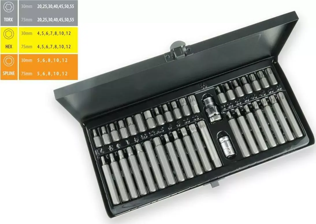 Dedra screwdriver bit set 40 pcs Photo 1
