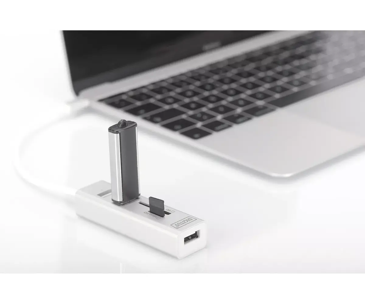 USB Type-C OTG HUB + Card Reader Digitus DA-70243 Photo 3
