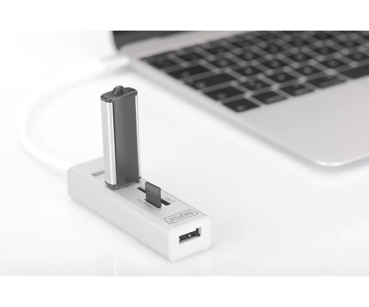USB Type-C OTG HUB + Card Reader Digitus DA-70243 Photo 4