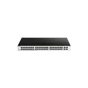 D-Link DGS 1210-52/ME - Pārvaldāms komutators - 48 x 10/100/1000 + 4 x Gigabit SFP - montējams statīvā
