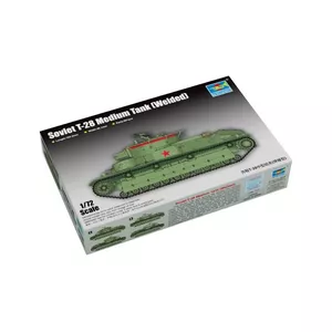 Platic modelis Padomju T-28 Medium Tank Welded