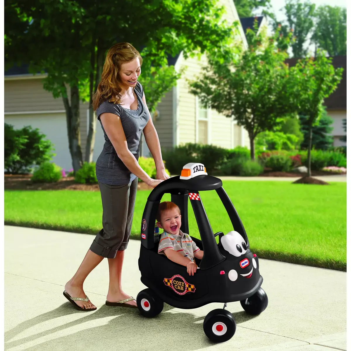 Push Car Little Tikes Cozy Coupe Cab Black Photo 5
