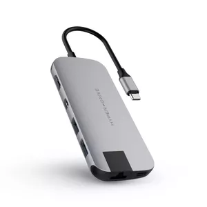 HYPER HyperDrive SLIM USB 3.2 Gen 1 (3.1 Gen 1) Type-C Черный, Серый