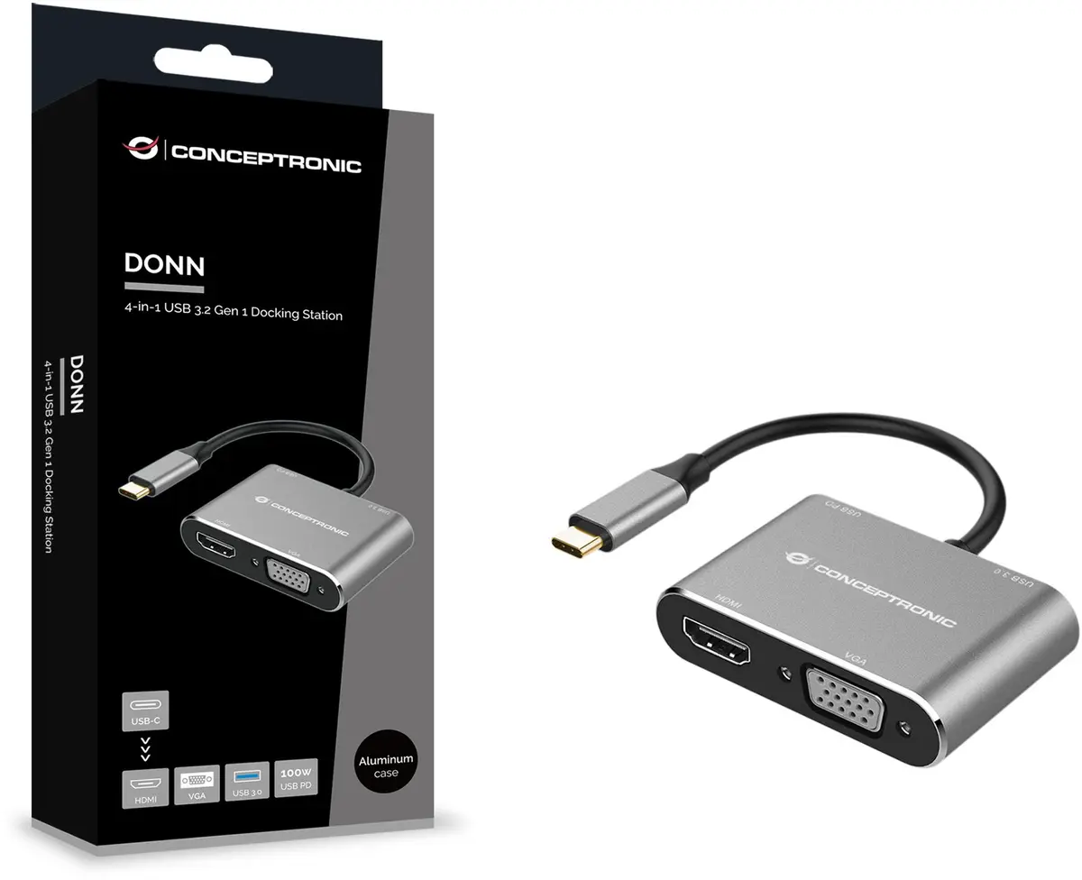 Conceptronic DONN16G Проводной USB 3.2 Gen 1 Type-C Photo 7