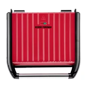 Контактный гриль Russell Hobbs George Foreman 25030-56 — прямоугольный, рабочая поверхность 240×170 мм, 1200 Вт, красный