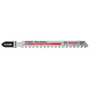 Jigsaw blade Bosch T 141 HM Carbide 2 pcs Cutting thickness 5 cm