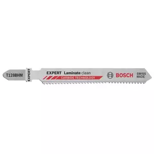 Полотно для лобзика Bosch T128BHM Карбид 2 шт для ламината ПВХ