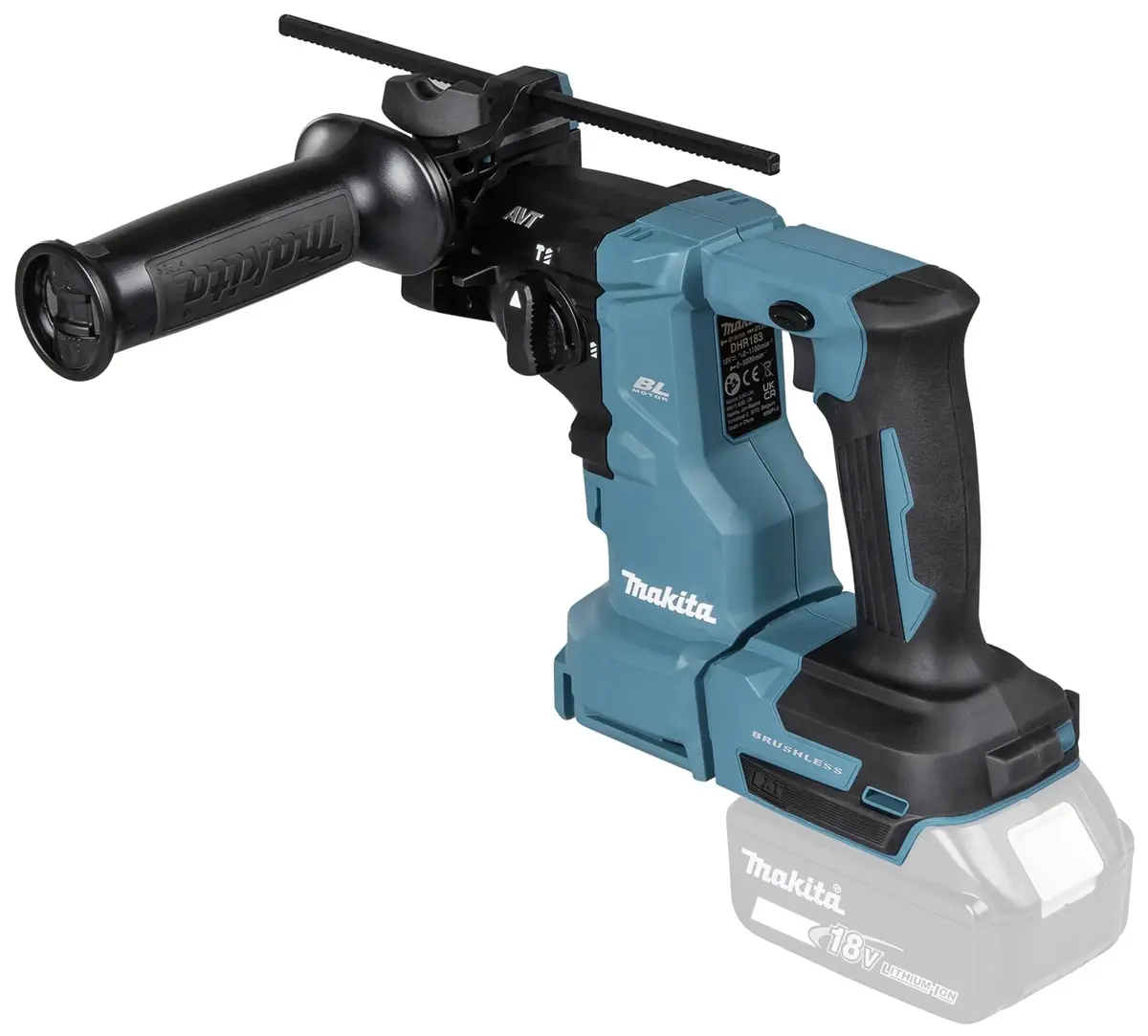 Перфоратор Makita DHR183Z Photo 3