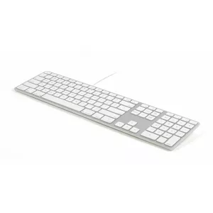 Tastatūra - alumīnija Mac ar aizmugurējo apgaismojumu RGB Silver