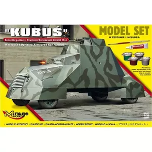 Toy construction set Mirage Armored car 'Kubuś' – assembly model, playset
