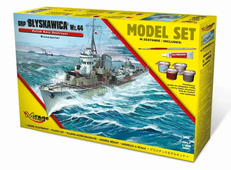 Mirage Niszczciel ORP Błyskawica wz. 44 komplekts Photo 2
