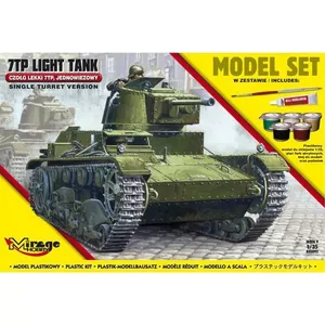 Конструктор Mirage модель польского легкого танка 7TP набор