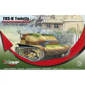 Пластиковая модель танкетки TKS-B от Mirage, набор для сборки, масштаб не указан
