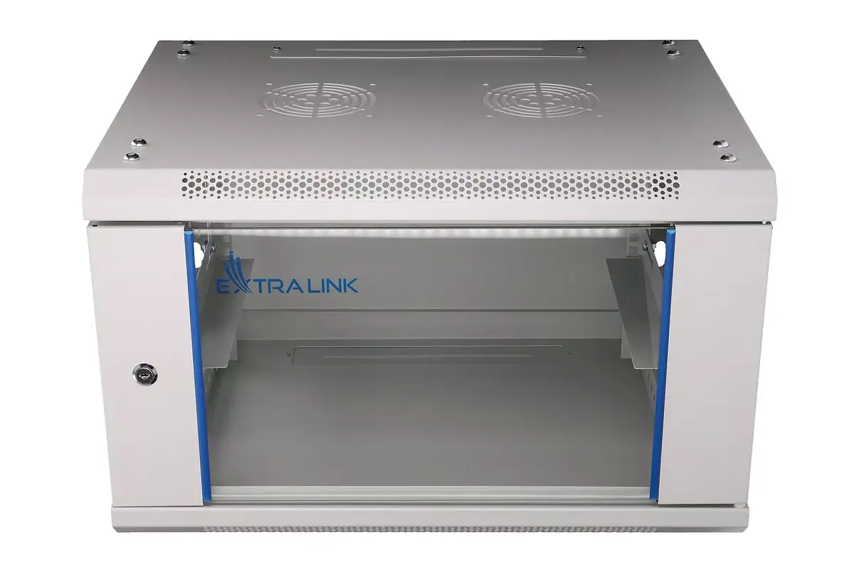 Sienas montāžas statīvs Extralink Rackmount cabinet 6U Photo 5