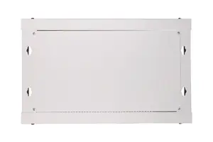 Extralink Wall Mounted Rackmount Cabinet 6U 600x450 Gray with Key Lock and Rack Rails