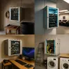 Extralink Wall Mounted Rack Cabinet 6U 600x450 Gray Photo 7