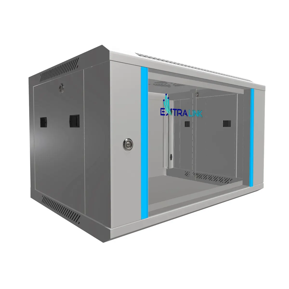 Extralink 6U Wall Mounted Rack Cabinet 600x450 Gray Photo 12