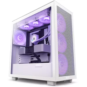 NZXT H7 Flow RGB Midi Tower Balts