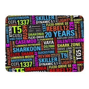 Sharkoon 20 Years Mouse Mat Gaming mouse pad Multicolour