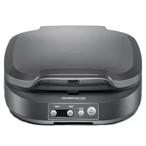 Сэндвичница Rommelsbacher ST 1800 — 4 американских XL сэндвича, 1800 Вт, чёрная, литые алюминиевые пластины