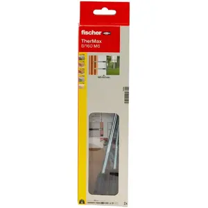Mounting system FISCHER THERMAX 8/160 M6 Black/Grey, 2 pieces
