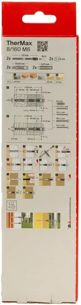 Montāžas sistēma FISCHER THERMAX 8/160 M6 Photo 3