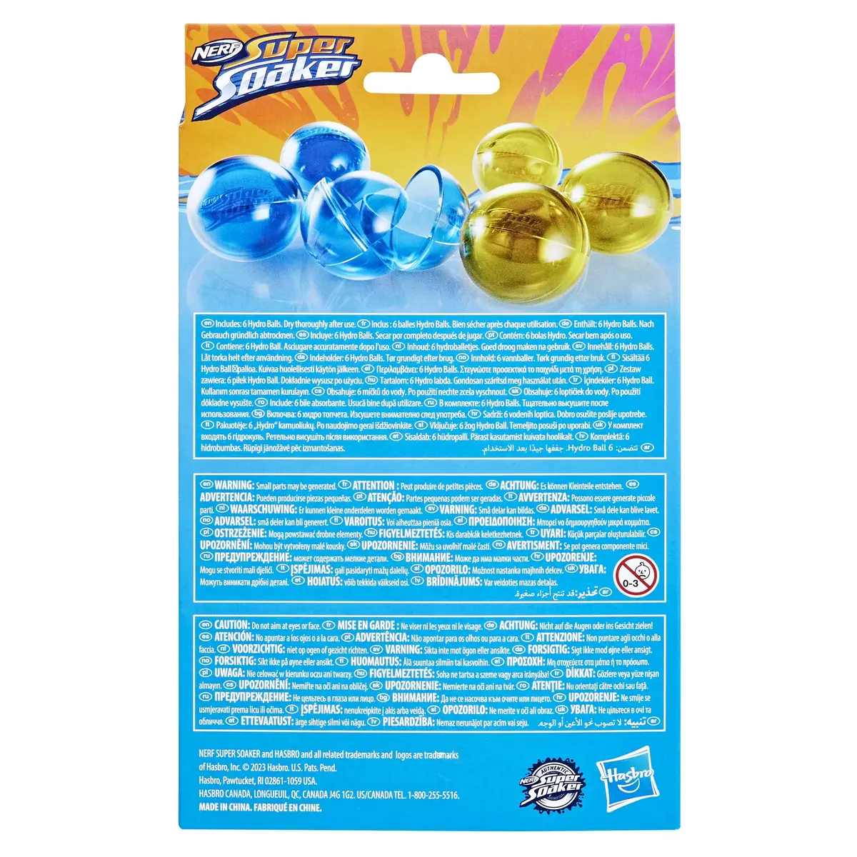 HASBRO Nerf Super Soaker Hydro Balls — водные шарики Photo 4