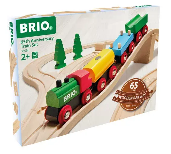 Набор поездов и рельсов BRIO 65th Anniversary Train Set Photo 5