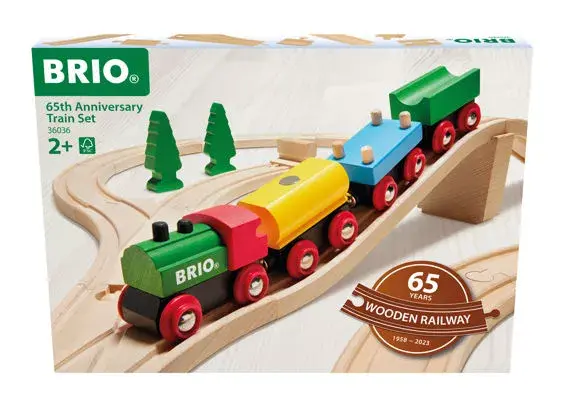 Набор поездов и рельсов BRIO 65th Anniversary Train Set Photo 6